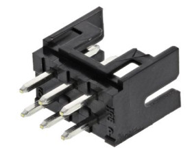 Wtyk PCB 6-pinowe raster: 2.0mm 2-rzędowe Hirose Przewlekany 2.0A 250.0 V.