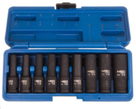 Nasadki udarowe 1/2cala E10-E24 zestaw 9 elementów CrMo 12-110