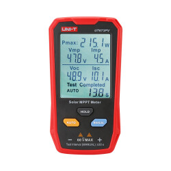 UT673PV miernik parametrów paneli fotowoltaicznych PV napięcie prąd moc Uni-T
