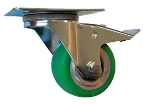 Koło samonastawne średnica kabla 80mm Płyta Guitel Hervieu 180kg wysokość całkowita 108mm