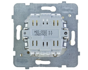 KARO Przycisk podwójny zwierny ecru perłowy ŁP-17S/m/42