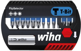 Bit kit, PH1, PH2, PH3, PZ2, T10, T15, T20, T25, T30, T40, Phillips/Pozidriv/TORX, L 25 mm, SB7947T906