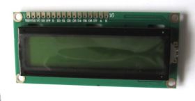 Wyświetlacz LCD 1602 żółty