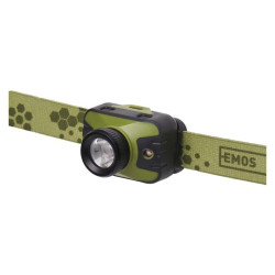 Latarka czołowa LED P3539 EMOS CREE + Czerwona, ZOOM, 3xAAA