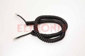 SZNUR TELEFONICZNY SŁUCHAWKOWY SŁ14FT 4M CZARNY