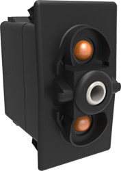 Przełącznik kołyskowy Wł.-(wł.) podświetlany 15 A DPST Czarny IP66, IP68 Carling Technologies