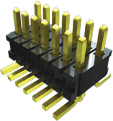 Złącze szpilkowe 20-pinowe FTR raster: 1.27 mm Pionowy 2-rzędowe Samtec Powierzchnia 290 V Bez osłony