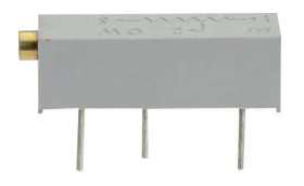 Potencjometr dostrojczy 200Ω THT 0.75W 20 -zwoje Regulacja boczna 2,36 mm (metalowa śruba regulacyjna)