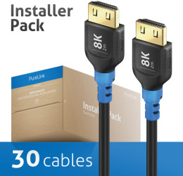 FI-H100-020-PCK HDMI cable - Flexinstall, 8K60Hz, 2.00 m, pack of 30