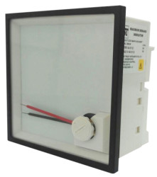 Amperomierz analogowy panelowy AC zakres 0 → 5A wysokość wycięcia: 92mm wartość 5A +55°C Sifam Tinsley