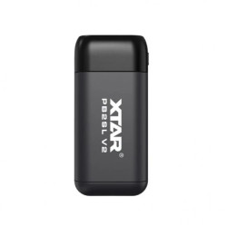 Ładowarka / power bank do akumulatorów cylindrycznych Li-ion 18650 / 20700 / 21700 Xtar PB2SL V2 czarny
