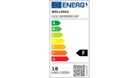 Lampa Led Bulkhead + Pir Czujnik Ruchu Okrągły Czarny 18W 92Lm/W 1650Lm Ip54...