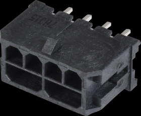 70094-0808 Micro-Hi Connector 2x4 poles straight THT