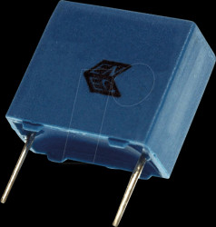 B32024A3105M000 Radio interference suppression capacitors, 1,0 µF, 300 V, RM 22,