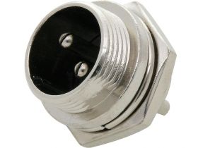 Gniazdo mikrofonowe CB 2p na obudowę