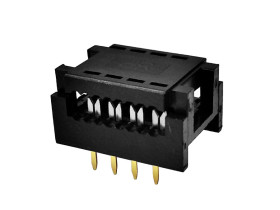 Złącze 2 rzędowe zaciskane na kabel taśmowy 8 pin