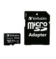 Karta Micro SD MicroSDXC, 256 GB Nie SLC, Verbatim