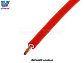 Przewód silikonowy LI2G 0,5mm czerwony