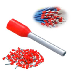 Trytyt Końcówka tulejkowa izolowana DUI-1,0-8CR czerwony 100szt