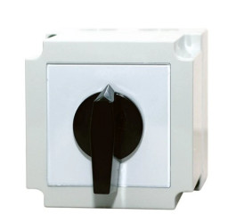 Łącznik krzywkowy 0-1 3P 10A w obudowie IP65 4G10-10-PK IP65 R014 63-840306-111