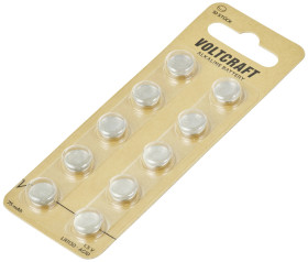 Ogniwo guzikowe LR 1130 VOLTCRAFT AG10 10 szt. alkaliczno-manganowe