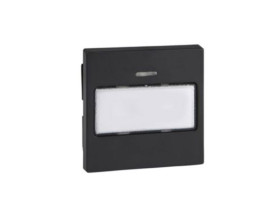 MERTEN SYSTEM M Klawisz z polem opisowym i lampką sygnalizacyjną antracyt MTN434614 SCHNEIDER ELECTRIC