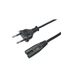 Kabel zasil. sieciowy 1,5m czarn SN-134 2x075 czarny Produkcja krajowa PL