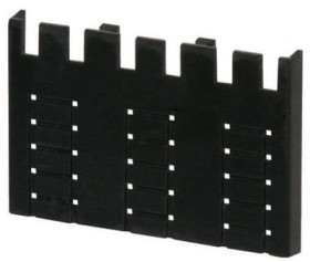 Terminal cover, 3 pole, size 3, (L x W x H) 57 x 89 x 7 mm, 100780