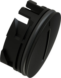 Zaślepka Flexicon Zatyczka okrągła Nylon 6 Czarny