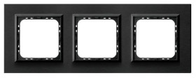 IMPRESJA Ramka potrójna szczotkowany antracyt R-3YAC/64/25