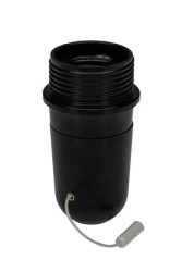 Oprawka bakelitowa E27 serii 7000/HT z obudową częściowo gwintowaną i wyłącznikiem sznurkowym 5095