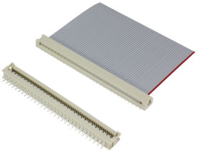 Harting 09181609422 Złącze męskie PCB Wymiary siatki: 2.54 mm Ilość pinów: 60 Ilość rzędów: 2 1 szt.