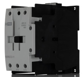 Stycznik 400 V AC RS PRO styki: 3 37 kW 72 A 1NO/1NC Szyna DIN Śruba