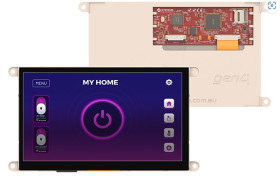Kolorowy wyświetlacz LCD 7cal TFT 800 x 480pikseli I2C, SPI I/F Tak 4D Systems