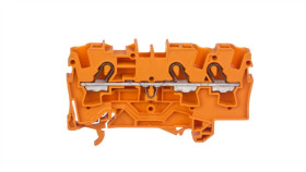 Złączka Szynowa 3-Przewodowa 4Mm2 Pomarańczowa 2004-1302 Topjobs