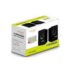 GLOSNIKI STEREO PC FV-208 CZARNE PODSW.