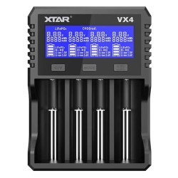 Ładowarka do akumulatorów Li-ion 1,5V-3,6-3,7V - Li-FePO4 / Ni-MH, XTAR VX4 + zasilacz