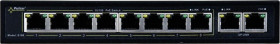 SWITCH POE PULSAR S108 10-PORTÓW (8xPoE + 2xUPLINK) IEEE 802.3af/at, 48VDC / 30W/port (PoE+) 120W