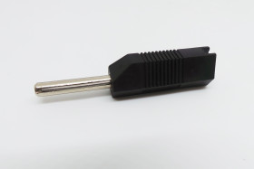 Adapter z wtykiem bananowym Męski Śruba typ Wtyk bananowy Czarny 16A Deltron