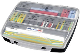 HellermannTyton 380-03005 Rurka termokurczliwa bez kleju ShrinKit 321 Universal Basic-PO-X-MIX, 3:1, 177 części