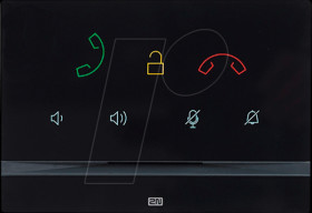 91378401 Indoor unit for door intercom, black