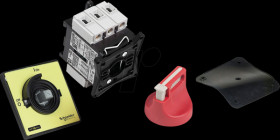 VCF01 Emergency disconnect switch, 3-pole, 690 V, 20 A, red handle