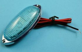 LAMPKA LED BLUE 6xSMD 12V OWALNA DUŻA