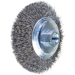 PFERD 43316021 KBU conical Brush &#xD8;115x10mm M14 steel Wire 0.35mm