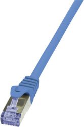 kabel LAN LogiLink CQ3036S, 1 szt., RJ45, CAT 6a, S/FTP, 1.00 m, niebieski