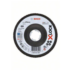 Bosch 2608619198 X-LOCK Flap Disc 115mm Metal Quick Change Durable