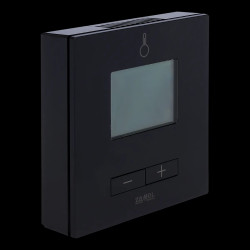 Regulator temperatury LBR-01-CZN prosty bateryjny czarny przewodowy przekaźnikowy