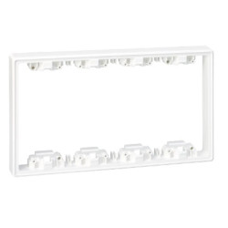 Simon Connect Ramka Simon500 poczwórna pogłębiająca czysta biel 51030904-030