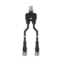 Przewód czujnik-siłownik ze złączem Złącze M12 Rodzaj A Męskie Złącze B Złącze M12