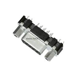 Harting 09 66 151 6513 D-Sub 9 Way Socket PCB Mount
